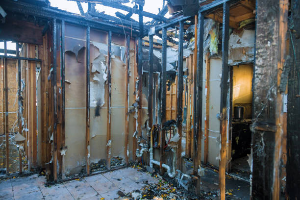 Professional Emergency Fire Cleanup technician working in New Milford, IL